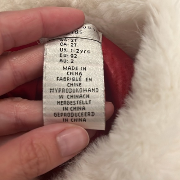 Red holiday coat - Picture 5 of 5